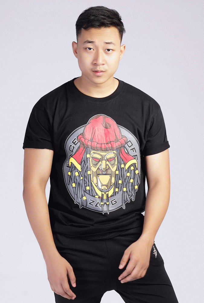 Zaw Gyi Design Printed T-shirt (Black)